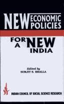New economic policies for a new India