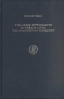 The Greek Settlements in Thrace Until the Macedonian Conquest (Studies of the Dutch Archaeological and Historical Society, Vol 10)