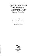 Local agrarian societies in colonial India: Japanese perspectives