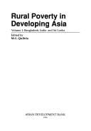 Rural Poverty in Developing Asia, Volume 1: Bangladesh, India, and Sri Lanka