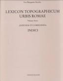 Lexicon Topographicum Urbis Romae: Volume Sesto: Index (Lexicon Topographicum Urbis Romae)