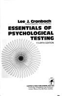 Essentials of psychological testing