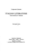 Italian literature: The dominant themes (Comparative literature series)