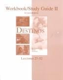 Workbook/Studyguide Vol. 2 t/a Destinos
