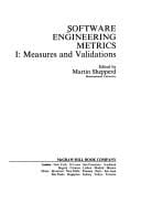 Software Engineering Metrics: Measures and Validations (The Mcgraw-Hill International Series in Software Engineering)