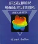 Differential equations and boundary value problems: computing and modeling