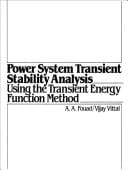 Power system transient stability analysis using the transient energy function method