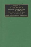 Advances in Econometrics (Advances in Econometrics, Vol.11, (2 Part Set))