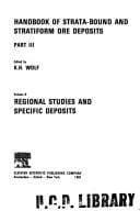 Handbook of Strata-Bound and Stratiform Ore Deposits