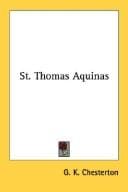 St. Thomas Aquinas