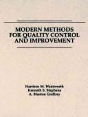 Modern methods for quality control and improvement.