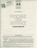 Physicians Desk Reference 2005: Supplement B (Physicians' Desk Reference (Pdr) Supplement)