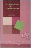 Reclamations Of Shakespeare.(DQR Studies in Literature 15) (D Q R Studies in Literature)