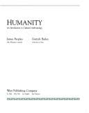 Humanity: an introduction to cultural anthropology
