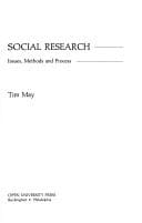 Social research: issues, methods, and process