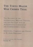 The Tokyo Major War Crimes Trial: The Transcripts of the Court Proceedings of the International Military Tribunal for the Far East: Rebuttal by the Prosecution ... 37176 (The Tokyo Major War Crimes Trial)