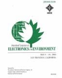 International Symposium on Electronics & the Environment (ISEE) Proceedings