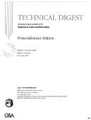 Conference on Lasers and Electro-Optics (Cleo) Proceedings