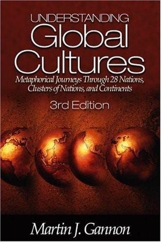 Understanding Global Cultures: Metaphorical Journeys Through 28 Nations, Clusters of Nations, and Continents