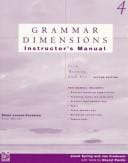 Grammar Dimensions (Teacher Manual))