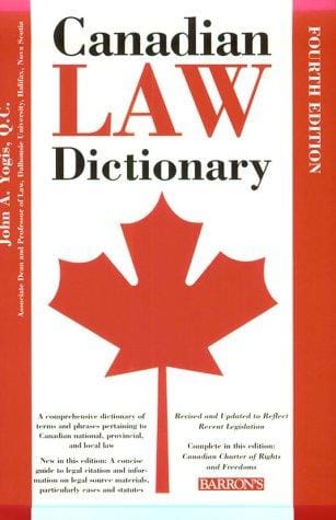 Canadian law dictionary
