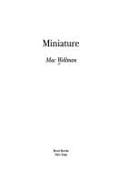 Miniature: Poems