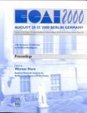 ECAI 2000: 14th European Conference on Artificial Intelligence, August 20-25, 2000, Berlin, Germany including Prestigious Applications of Intelligent Systems (PAIS-2000) : proceedings