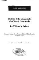 Rome ville et capitale de César a la fin des antonins