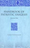 Handbook of Patristic Exegesis: The Bible in Ancient Christianity (The Bible in Ancient Christianity, V. 1-2)