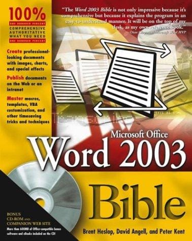 Word 2003 bible