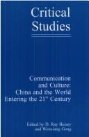 Communication and culture: China and the world entering the 21st century