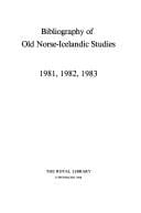Bibliography of Old Norse-Icelandic Studies (Bonis)