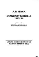 Standart-Modelle 1973-74: gefolgt vom Text Standart-ich 3 & 1.
