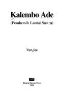 Kalembo ade: pembersih lantai sastra