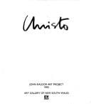 Christo: [exhibition