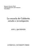 escuela de Calderʹon: estudio e investigaciʹon