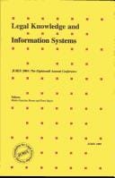 Legal knowledge and information systems: JURIX 2005 : the eighteenth annual conference
