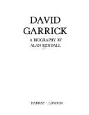 David Garrick: a biography