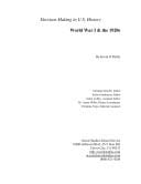 World War I & the 1920s: by Kevin O'Reilly.