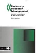 University research management: developing research in new institutions
