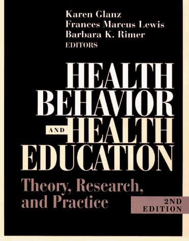 Health behavior and health education: theory, research, and practice