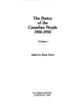 The Poetry of the Canadian People: 1900 To 1950