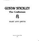 Gustav Stickley: The Craftsman.