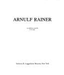 Arnulf Rainer: an exhibition