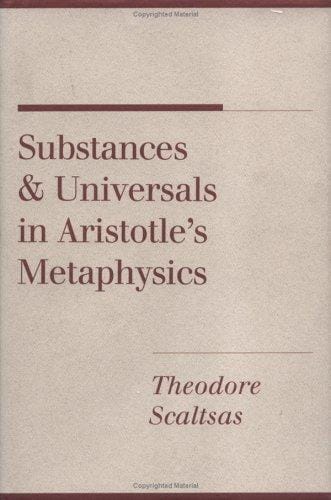 Substances and universals in Aristotle's Metaphysics