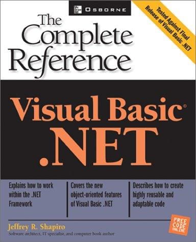 Visual Basic(r).NET: The Complete Reference