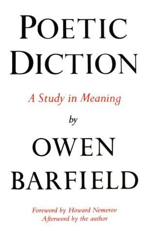 Poetic diction: a study in meaning