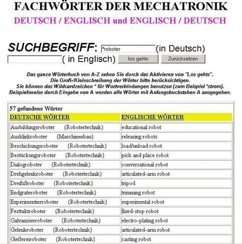 Übersetzungen von Fachbegriffen für Ingenieure/ engineers + Lexikon / Glossar Mechatronik /of drives: Lexikon Mechatroniker (Fachwoerterbuch Elektrotechnik, Uebersetzungen, Fachbegriffe, Vokabeln)
