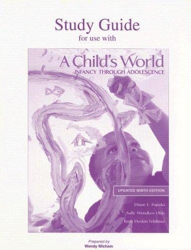 Study Guide for use with A Child's World, Updated 9e