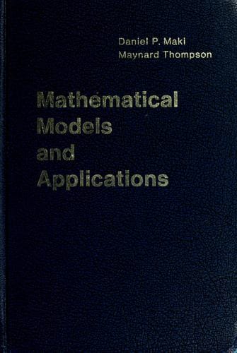 Mathematical models and applications: with emphasis on the social, life, and management sciences